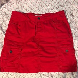 Westport Red Skirt w/ Many Pockets